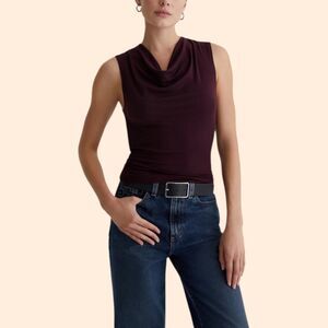 AG Adriano Goldshmied Cowl Tank Top